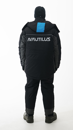 Костюм зимний Nautilus Comfort (мембрана WinTex) t 0/ -25°С Black/Blue р-р  L